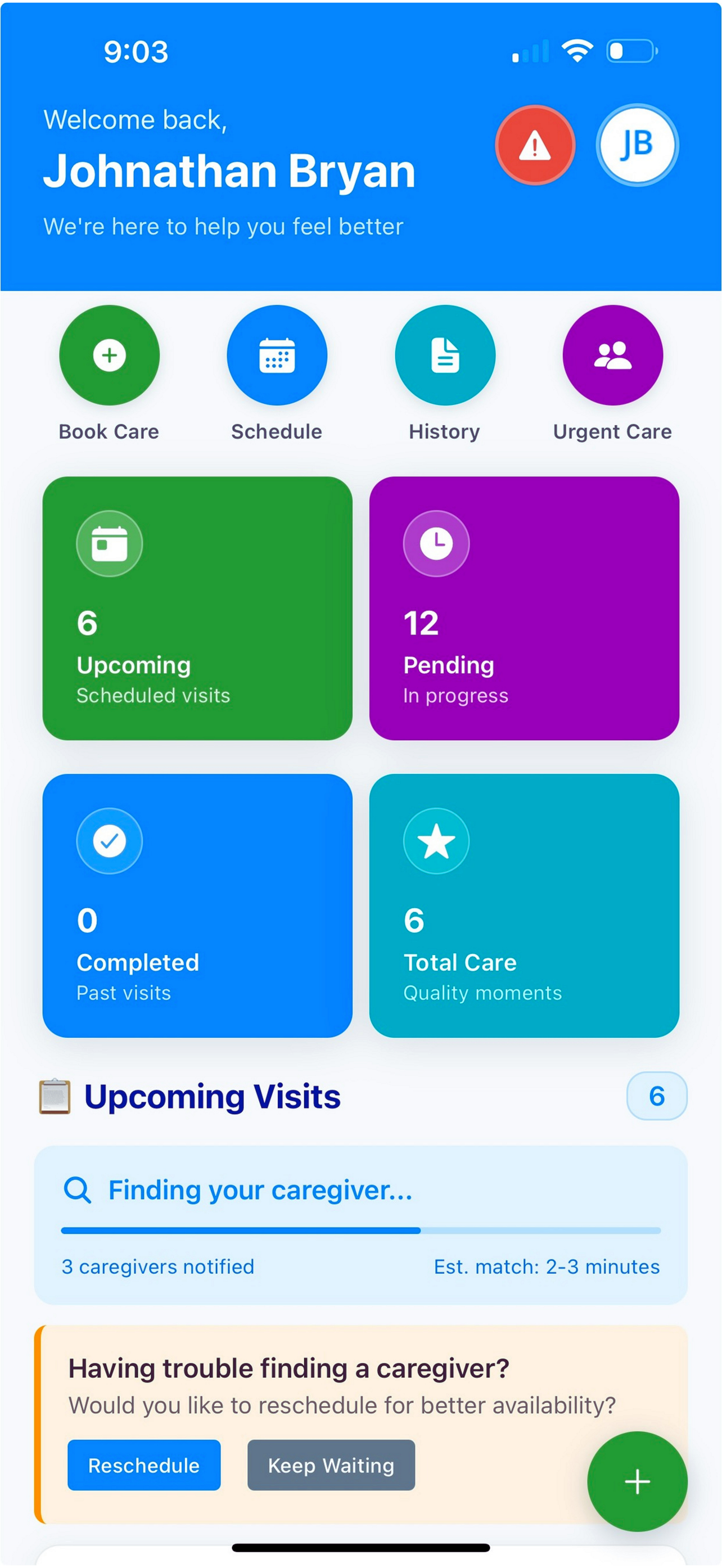 Prime Care patient app
